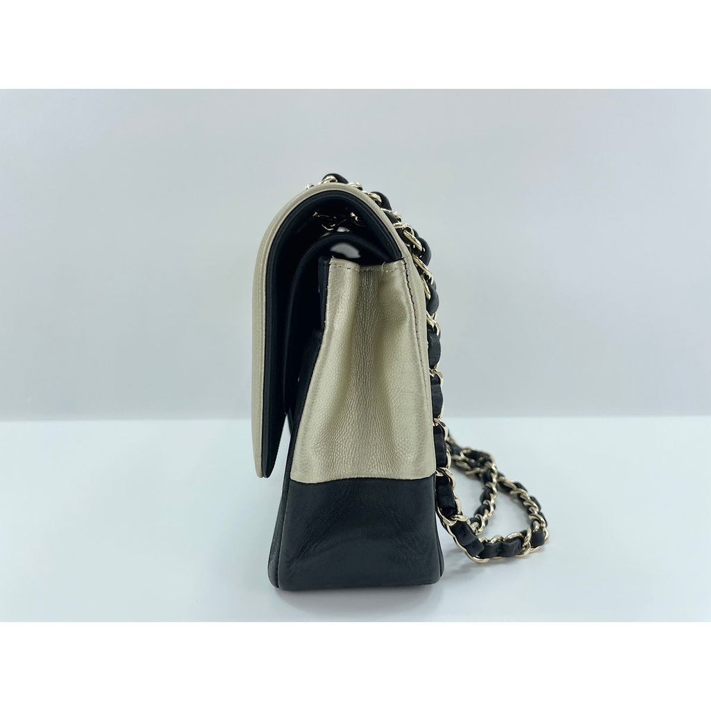 Chanel Shoulder Bag Classic Bicolor Double Flap