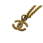 Chanel Necklace CC Logo Lava