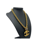 Chanel Necklace CC Logo Lava