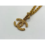 Chanel Necklace CC Logo Lava