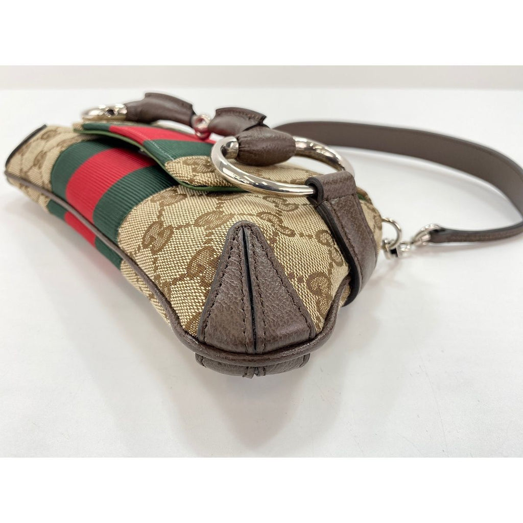 Gucci Handbag Horsebit Brown