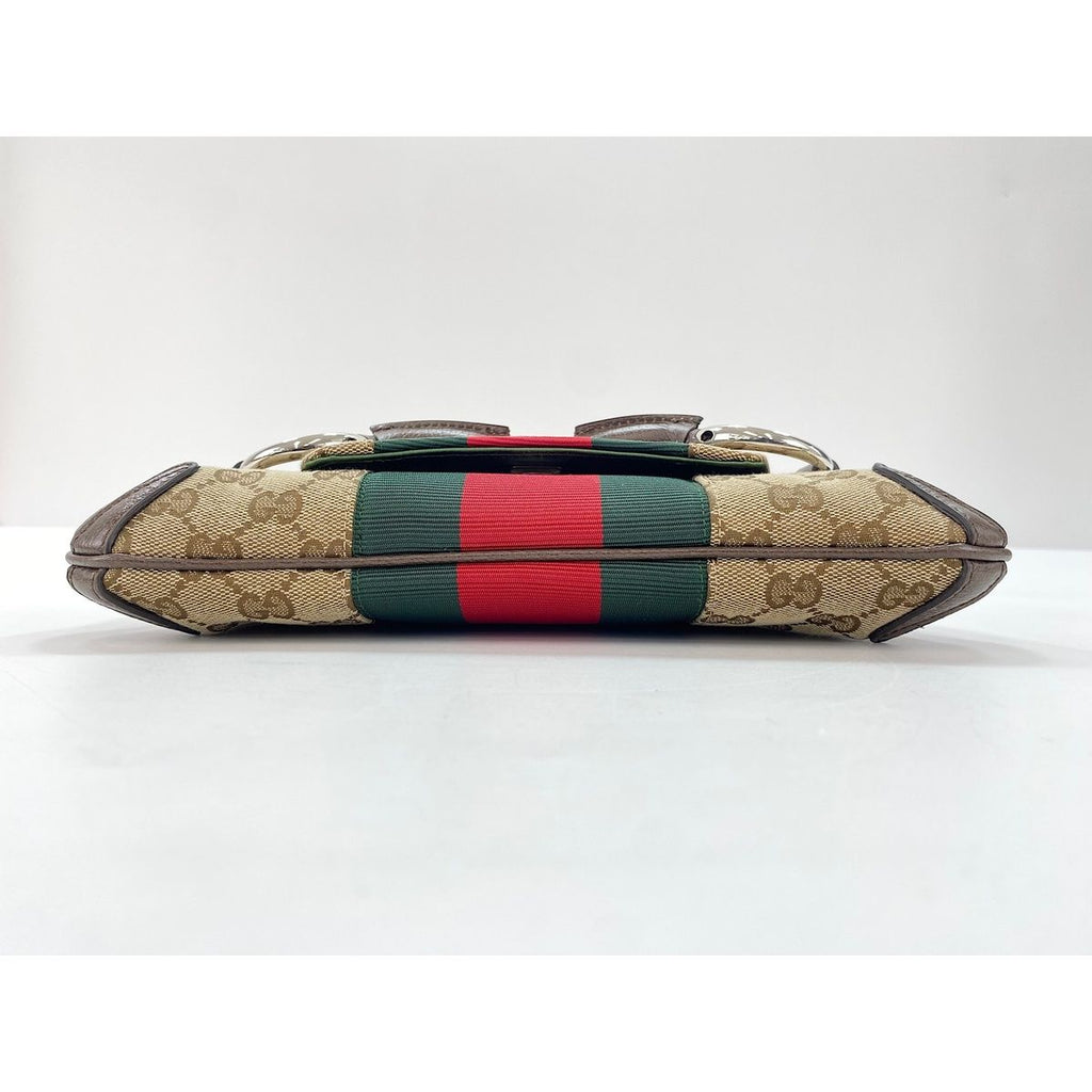 Gucci Handbag Horsebit Brown