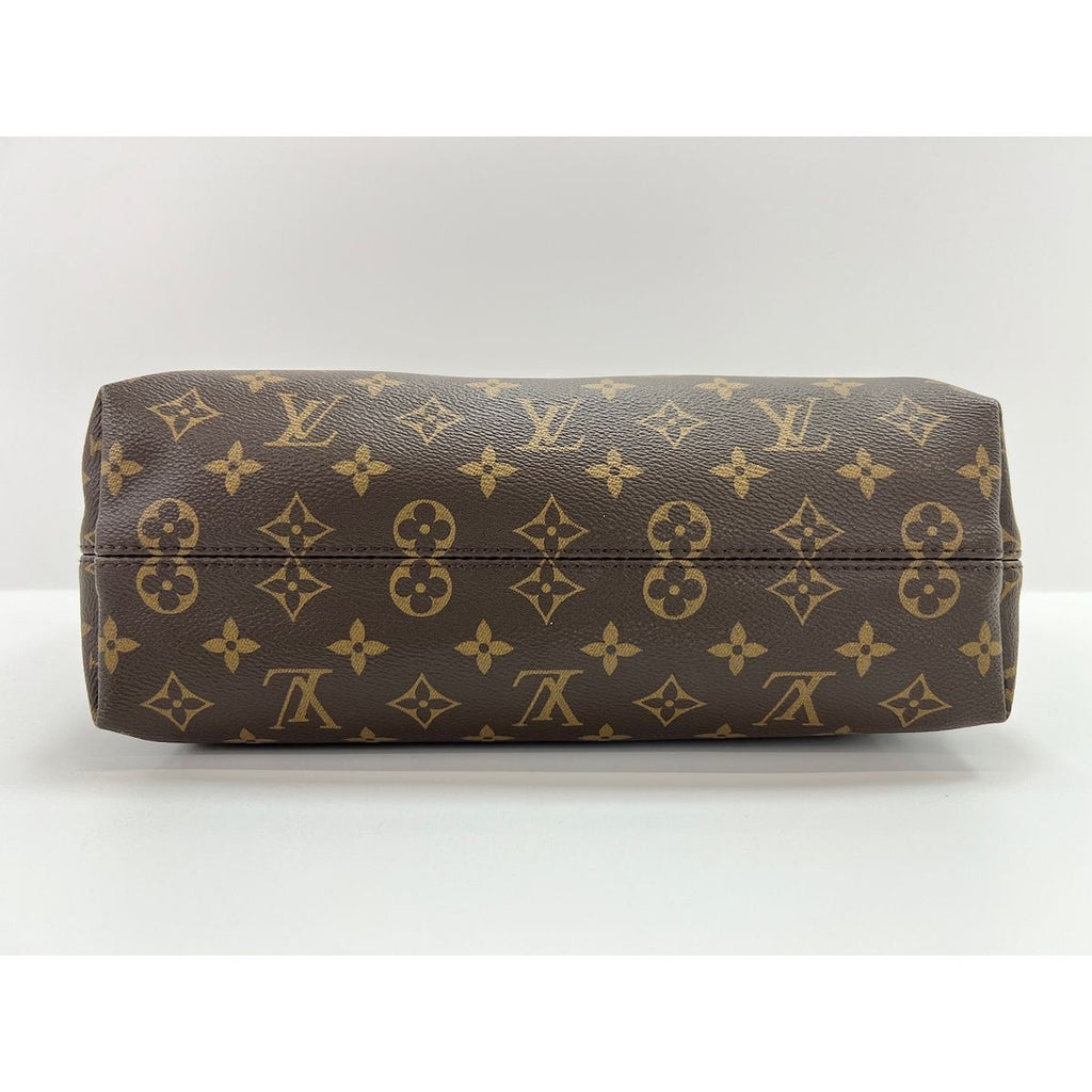 Louis Vuitton Shoulder Bag Gray Souffle