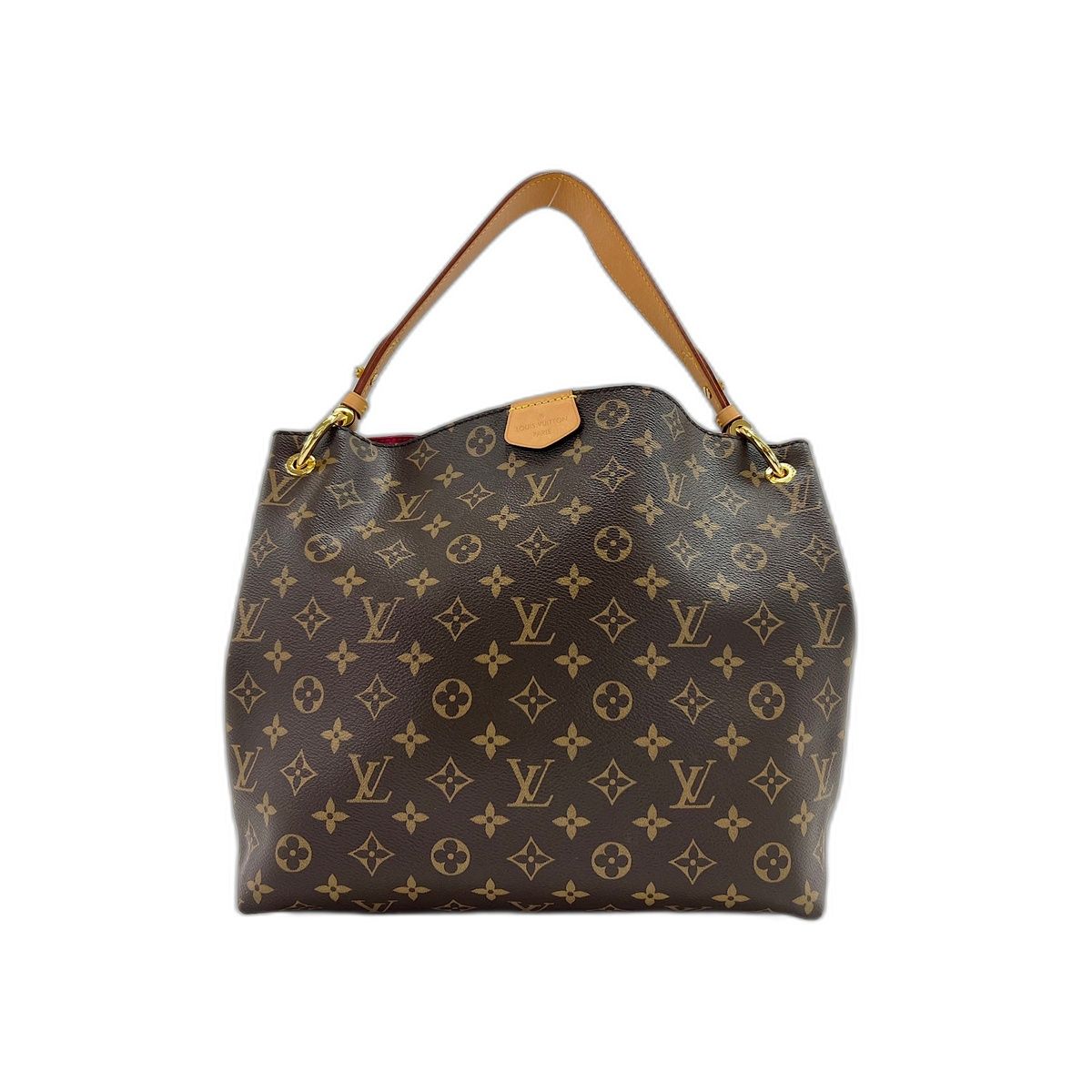Louis Vuitton Shoulder Bag Gray Souffle