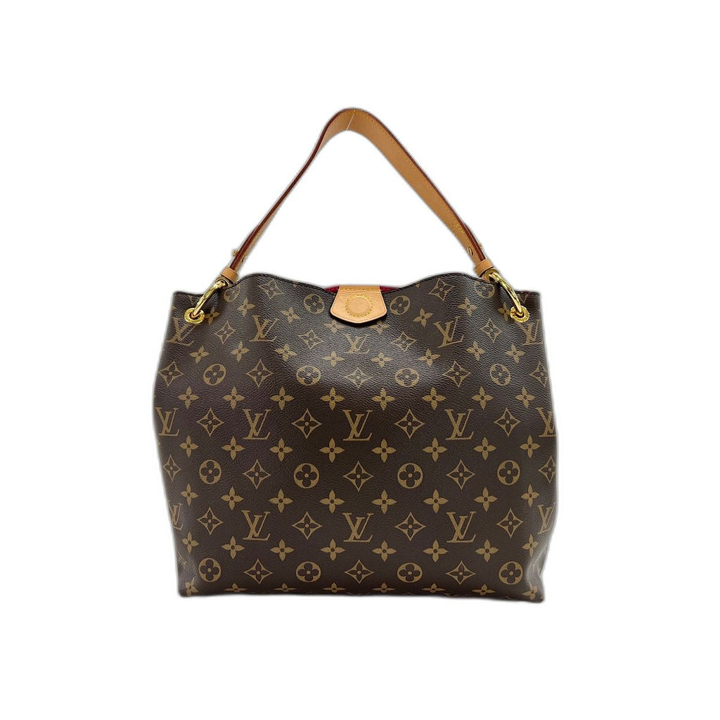 Louis Vuitton Shoulder Bag Gray Souffle