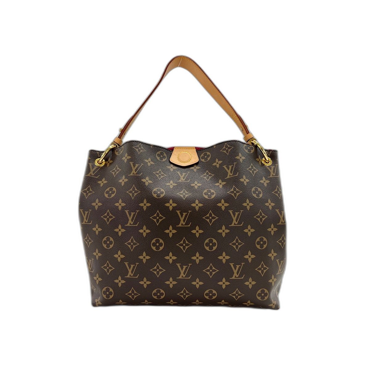 Louis Vuitton Shoulder Bag Gray Souffle