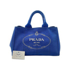 Prada Handbag Canapa Blue