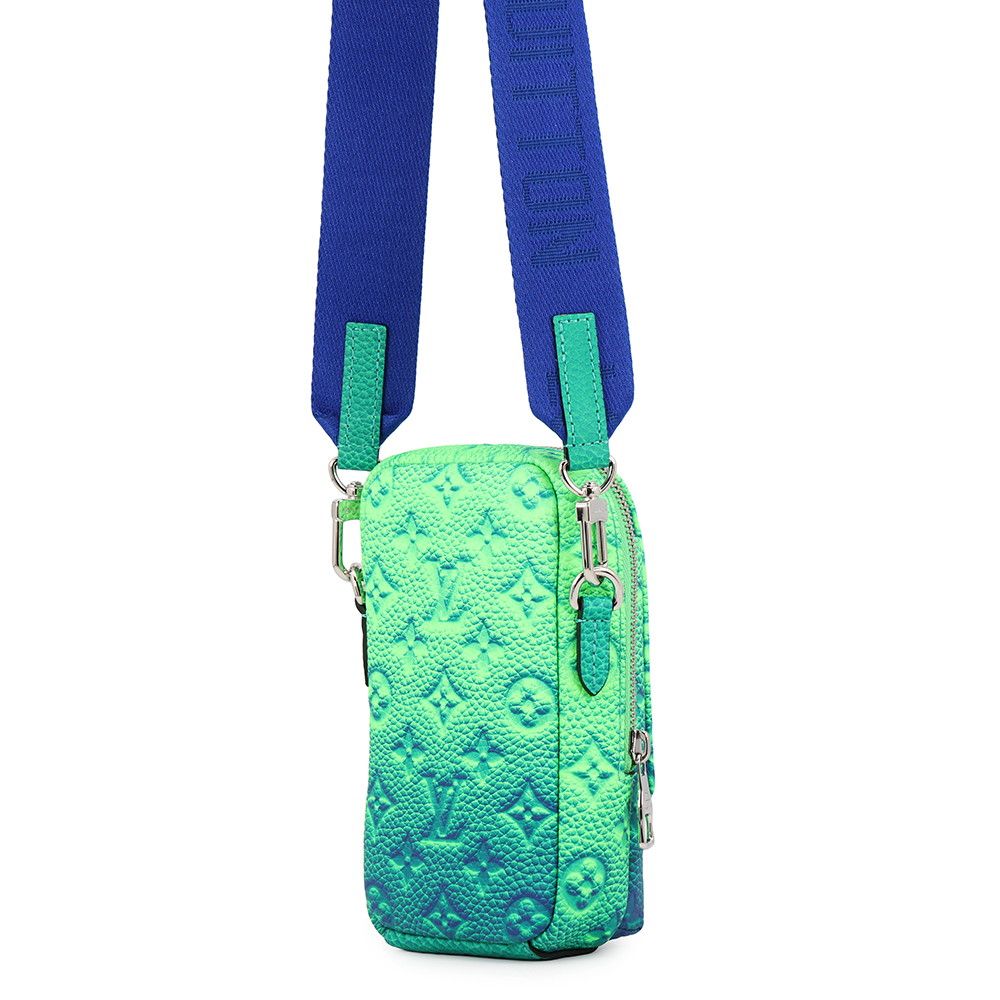 Louis Vuitton Shoulder Bag Double Pouch Illusion Taurillon Leather