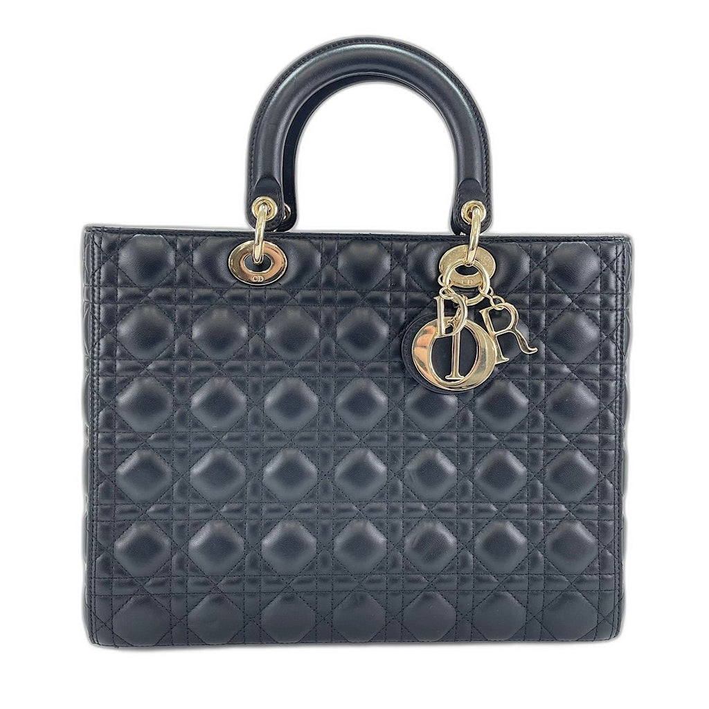 Dior Handbag Large Cannage 2-Way