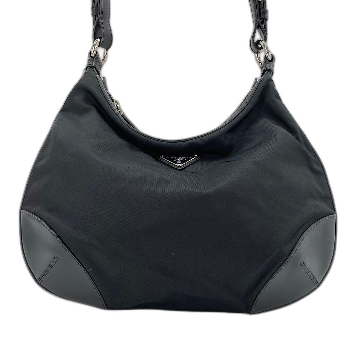 Prada Shoulder Bag Triangle Plate