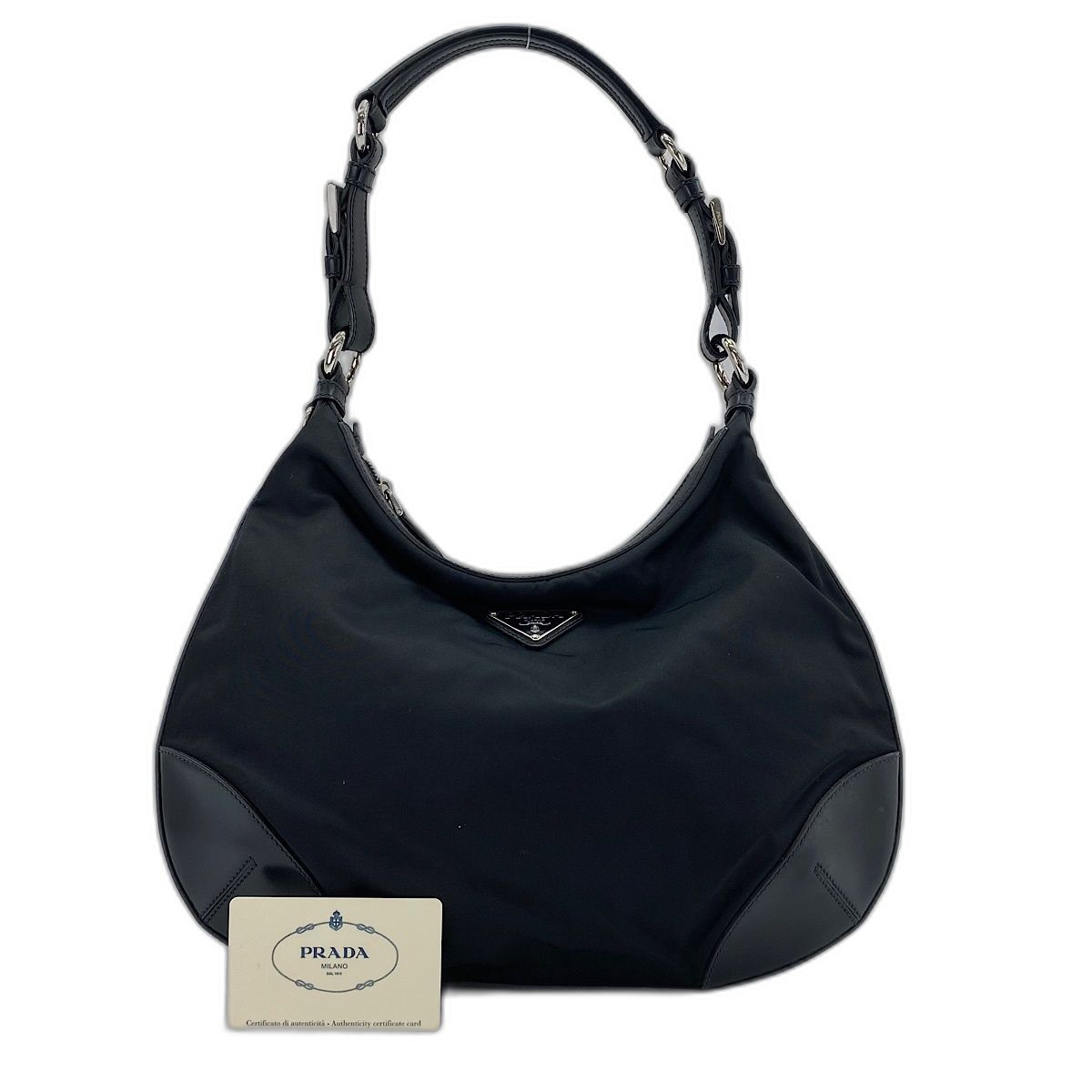 Prada Shoulder Bag Triangle Plate
