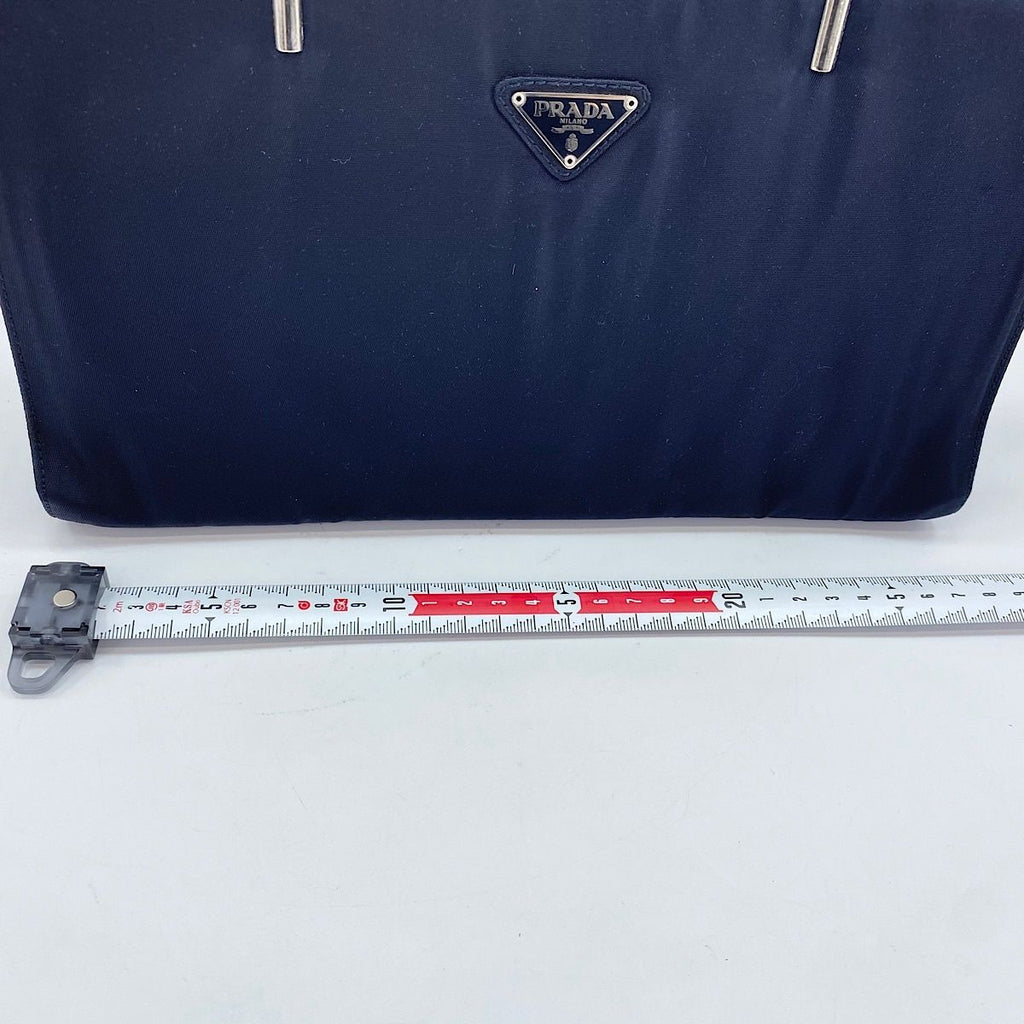 Prada Handbag Metal Handle Triangular Plate