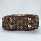 Fendi Tote Bag Zucchino Brown