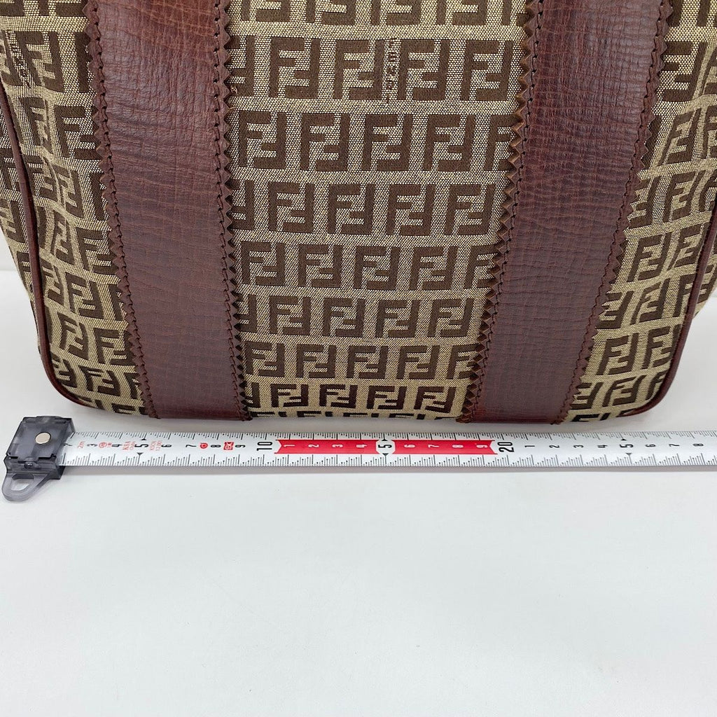 Fendi Tote Bag Zucchino Brown