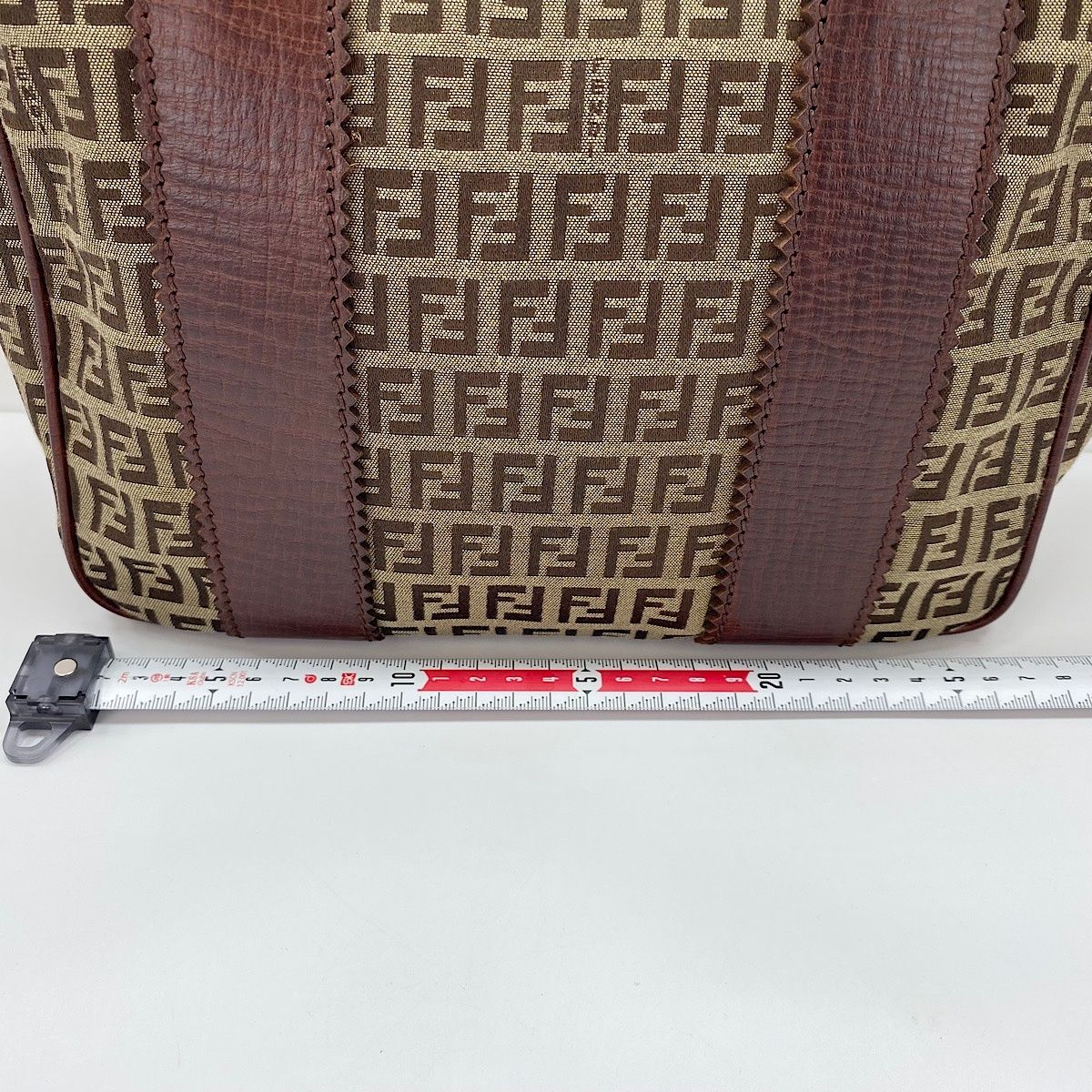 Fendi Tote Bag Zucchino Brown