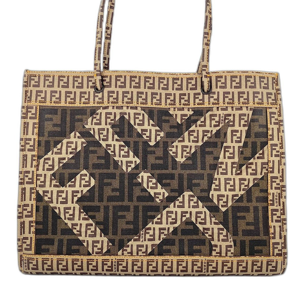 Fendi Tote Bag Zucca Zucchino