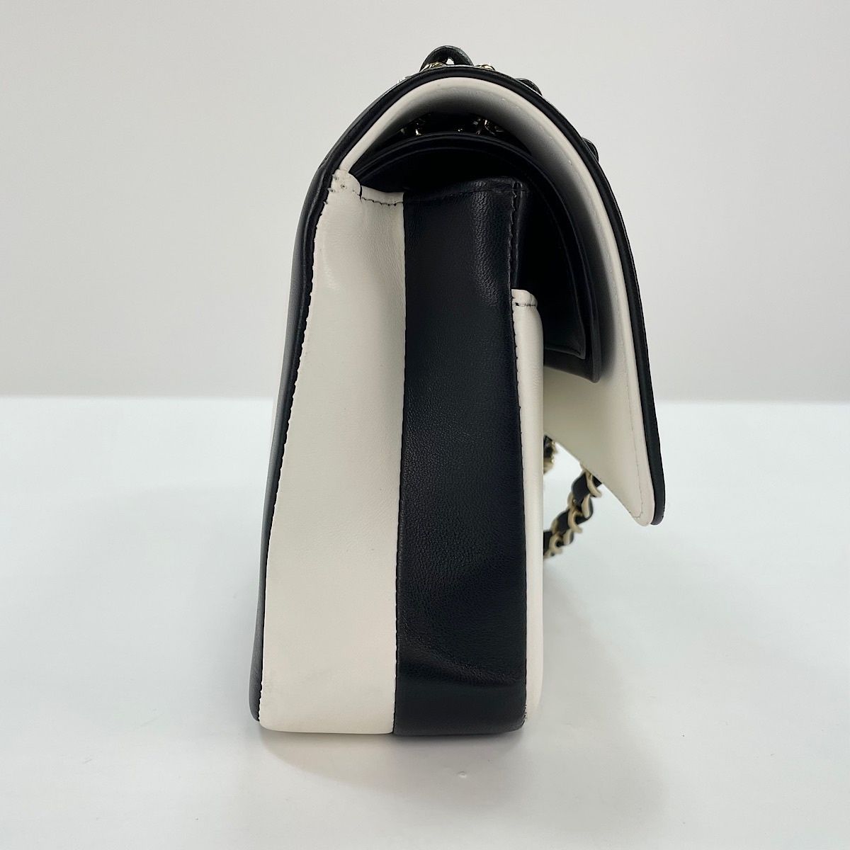 Chanel Shoulder Bag Bicolor Double Flap
