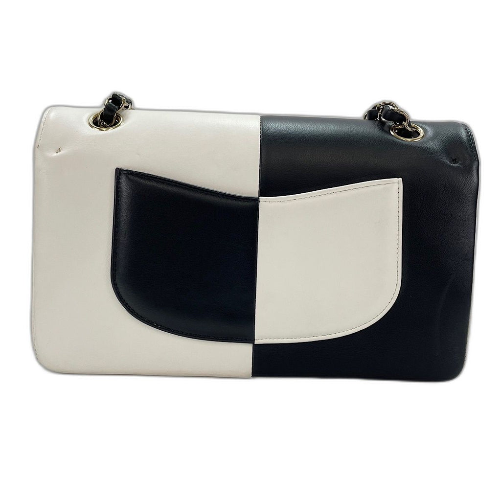 Chanel Shoulder Bag Bicolor Double Flap
