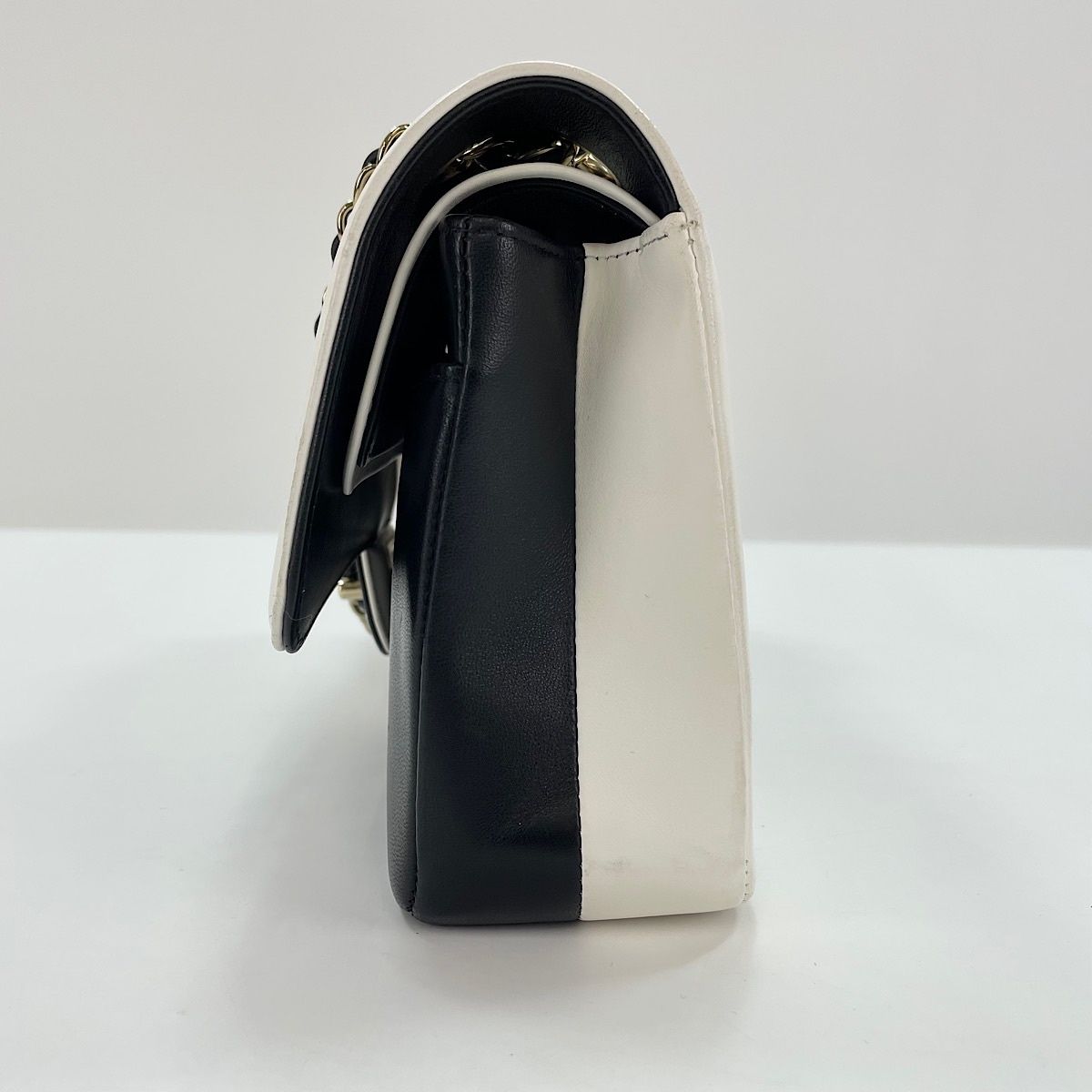 Chanel Shoulder Bag Bicolor Double Flap