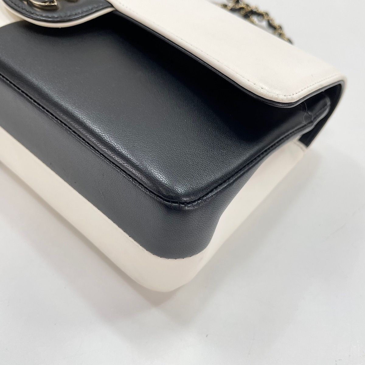 Chanel Shoulder Bag Bicolor Double Flap