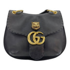 Gucci Shoulder Bag GG Marmont Tiger Head