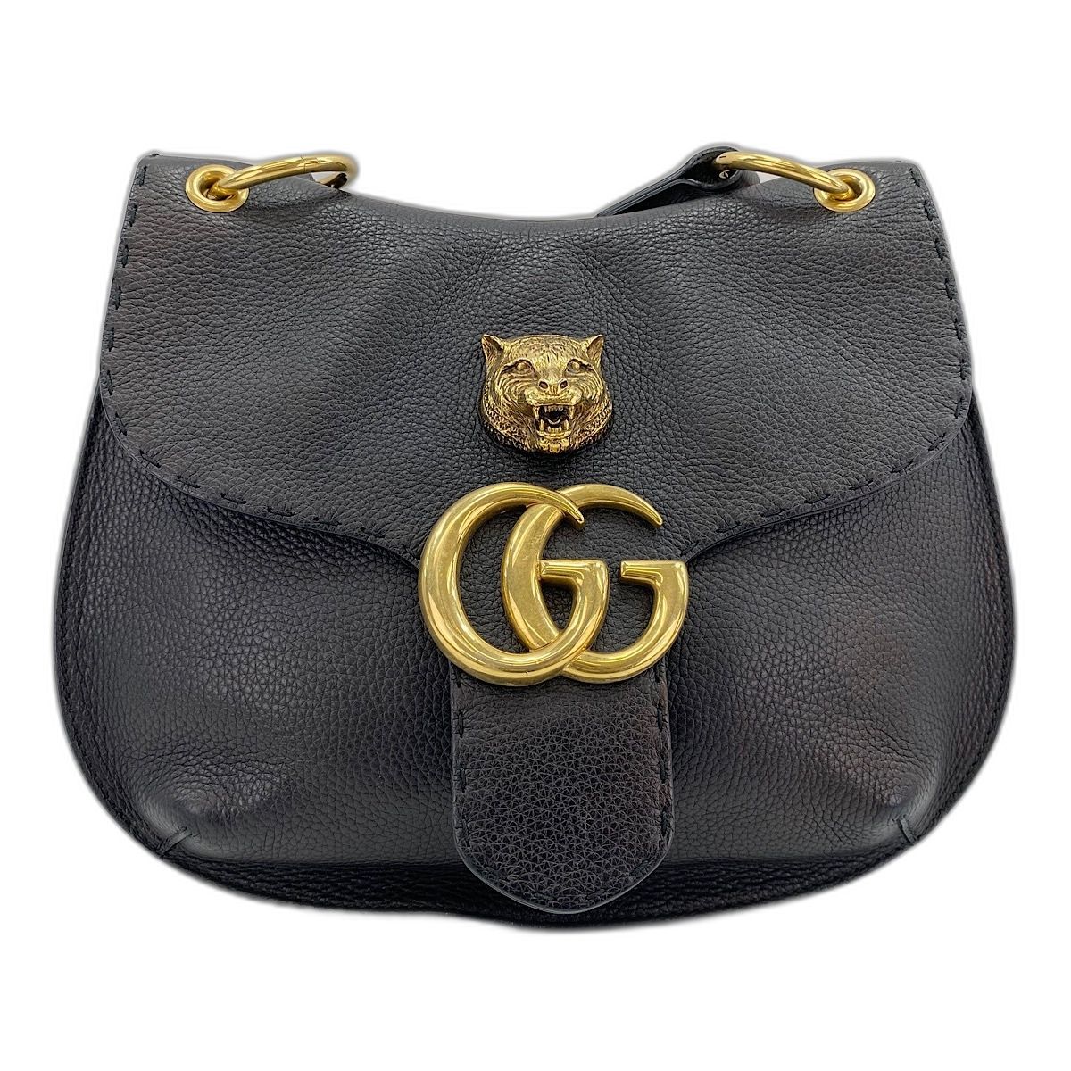 Gucci Shoulder Bag GG Marmont Tiger Head