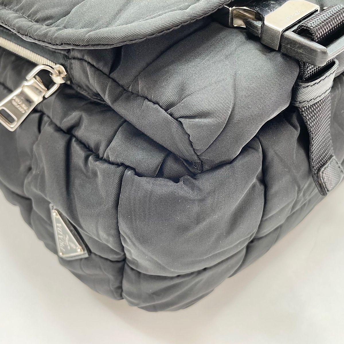 Prada Shoulder Bag Triangle Plate