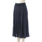 Hermes Gaultier Era Transformation Sleeveless Knit Top Flare Skirt Set Navy 36 — view 5