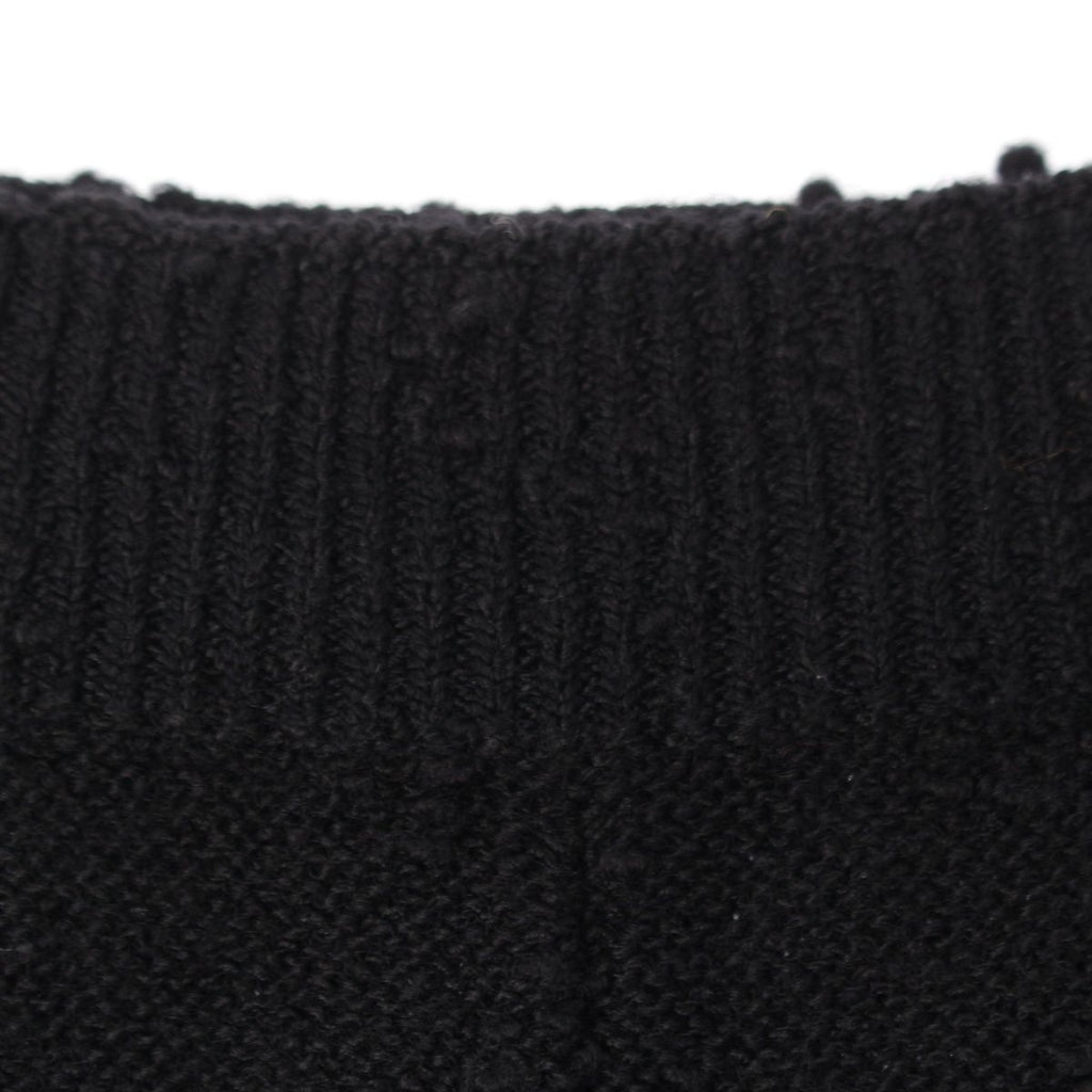 Chanel Wool CC Logo Bicolor Pants Black Yellow 36 — view 6