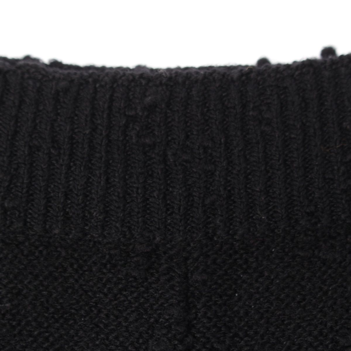 Chanel Wool CC Logo Bicolor Pants Black Yellow 36 — view 6