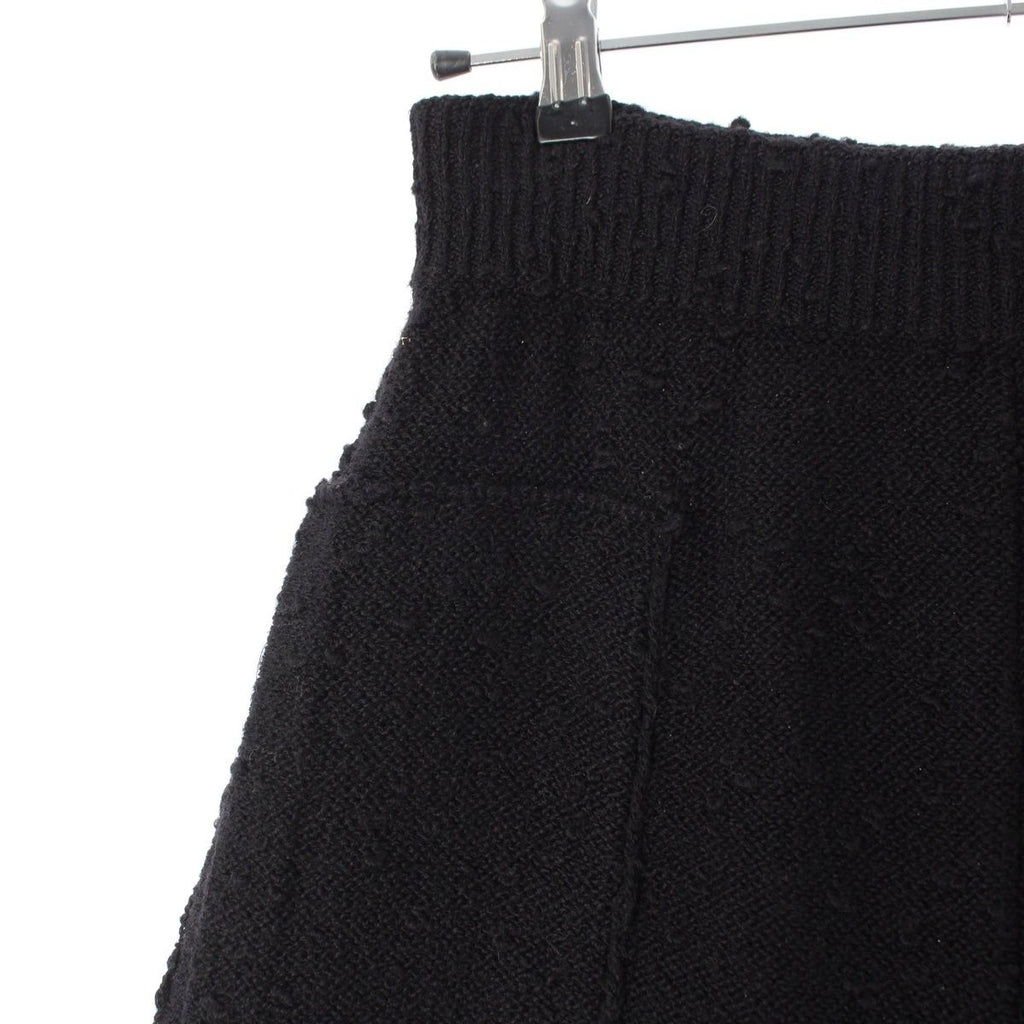 Chanel Wool CC Logo Bicolor Pants Black Yellow 36 — view 8