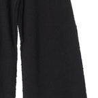 Chanel Wool CC Logo Bicolor Pants Black Yellow 36 — view 4