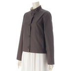 Hermes Martin Margiela Era Cotton Stand Color Reversible Jacket Brown 34 — view 2