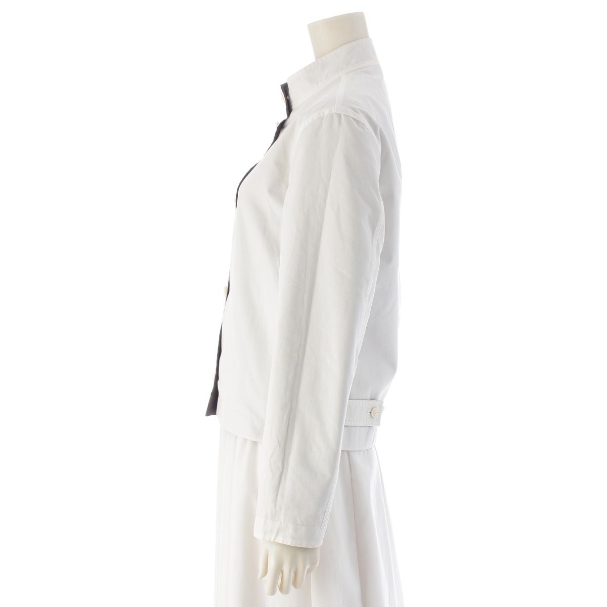 Hermes Martin Margiela Era Cotton Stand Color Reversible Jacket Brown 34 — view 7