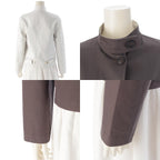 Hermes Martin Margiela Era Cotton Stand Color Reversible Jacket Brown 34 — view 8