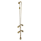Louis Vuitton Necklace Collier Pari Gram Monogram Flower Pearl Gold — view 3