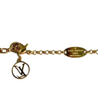 Louis Vuitton Necklace Collier Pari Gram Monogram Flower Pearl Gold — view 5