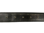 Hermes Perforated Logo Evelyne Buckle Leather Belt 90 Black Brown