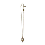 Louis Vuitton Necklace Collier My Blue Ming Monogram Flower Strass Gold — view 4