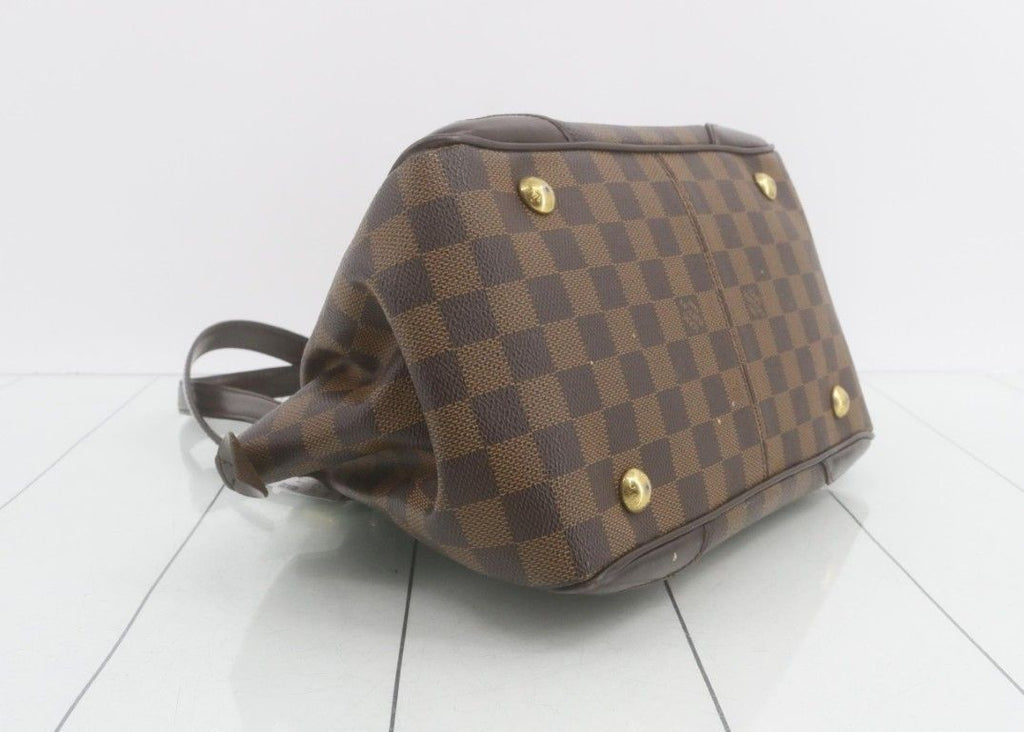 Louis Vuitton Handbag Verona PM Ebene Damier Gold