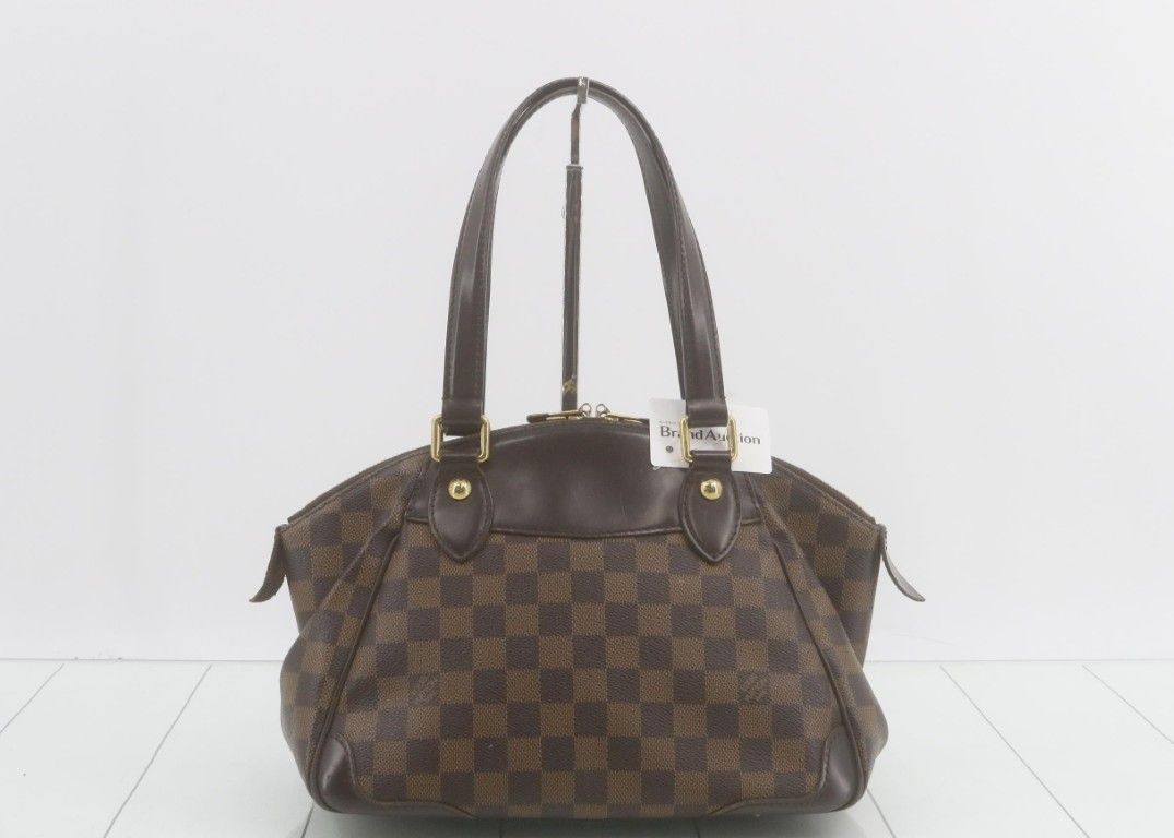 Louis Vuitton Handbag Verona PM Ebene Damier Gold