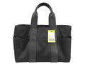 Hermes Handbag Acapulco PM Black Toilet Blanc Leather Silver