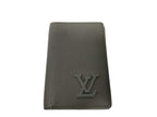 Louis Vuitton Card Case Aerogram Organizer de Poche Khaki Leather Business