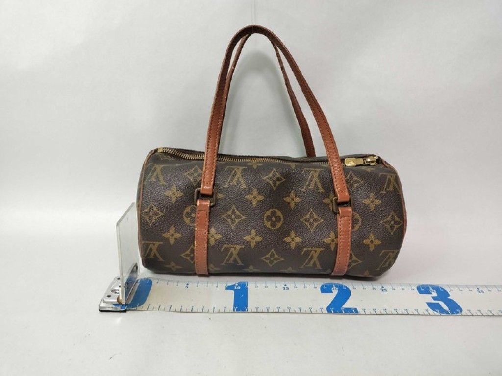 Louis Vuitton Handbag Papillon 26 Brown Monogram Gold