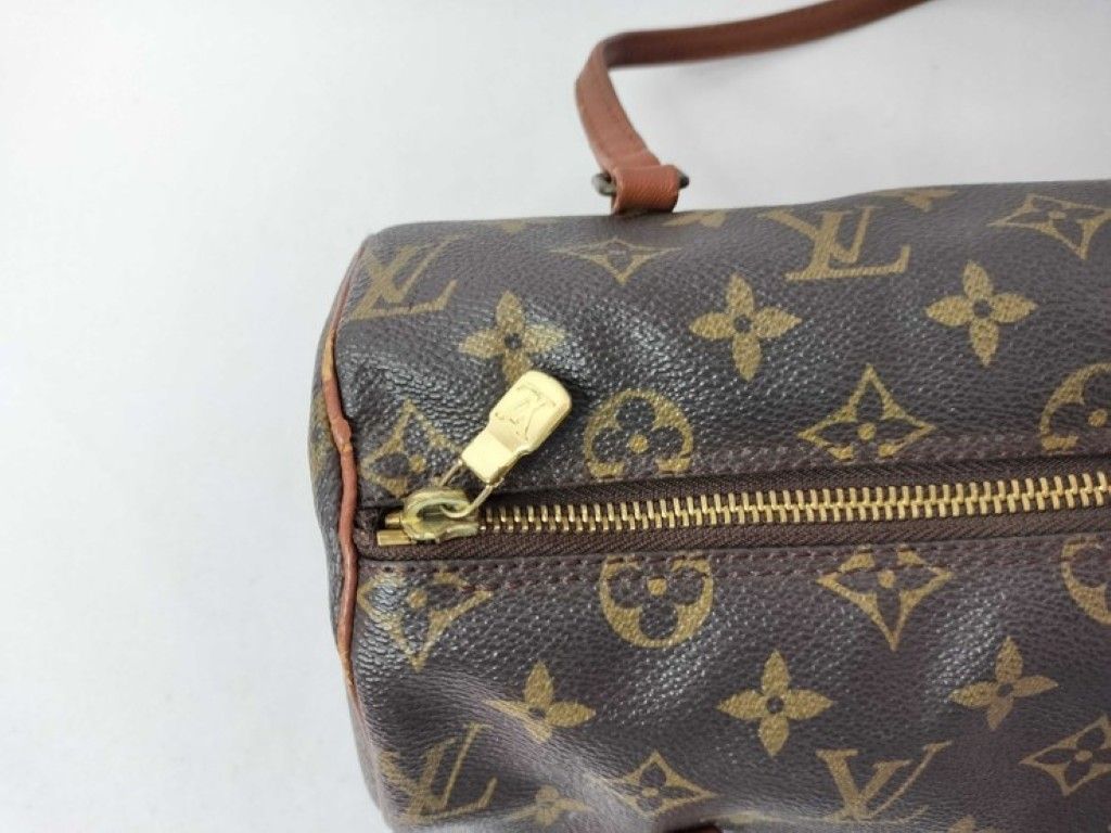 Louis Vuitton Handbag Papillon 26 Brown Monogram Gold