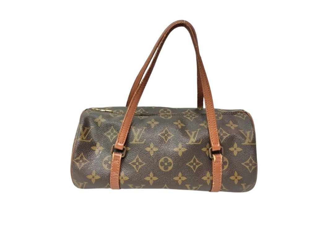 Louis Vuitton Handbag Papillon 26 Brown Monogram Gold