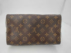 Louis Vuitton Speedy Bandouliere 25 Brown White Monogram 2-Way Shoulder Bag Mini