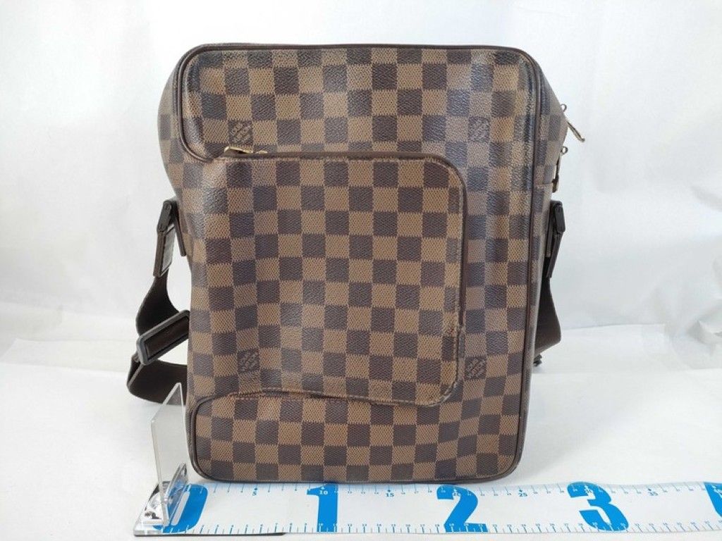 Louis Vuitton Shoulder Bag Olaf GM Ebene Damier
