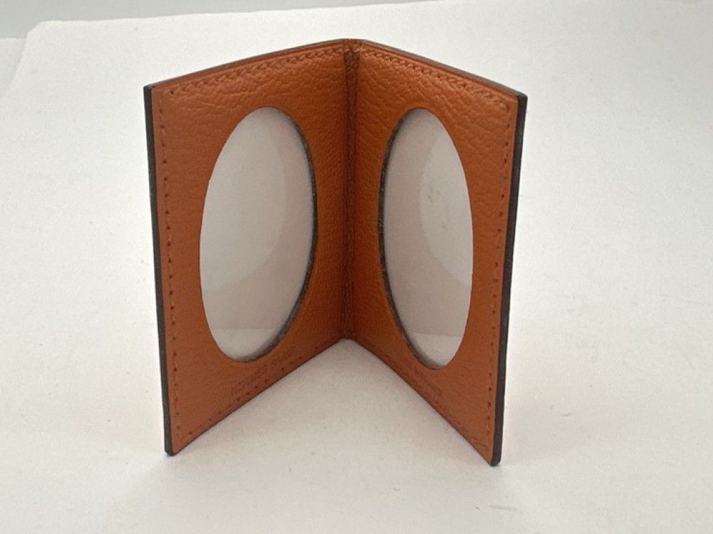 Hermes Photo Case Orange Leather