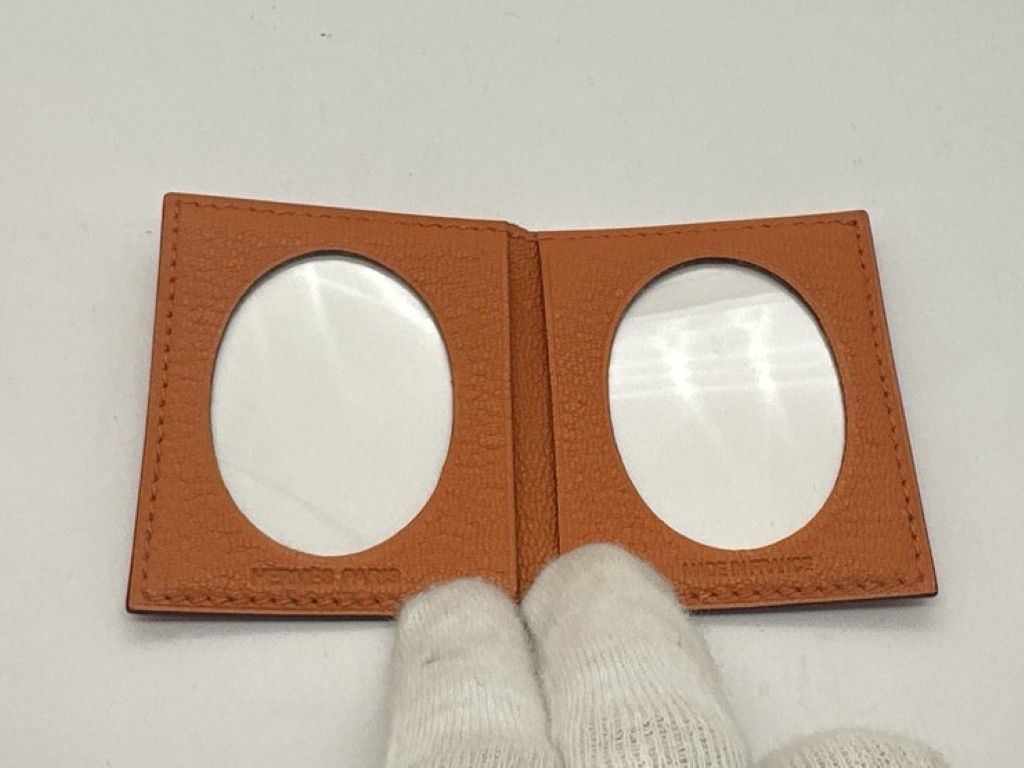 Hermes Photo Case Orange Leather